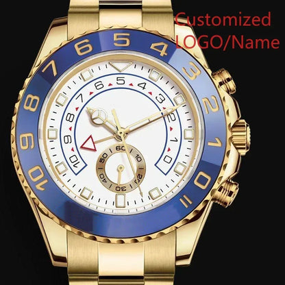 A989 Store Customized Watch Men's 44mm Automatic Mechanical Male Brand Clock Top Watches