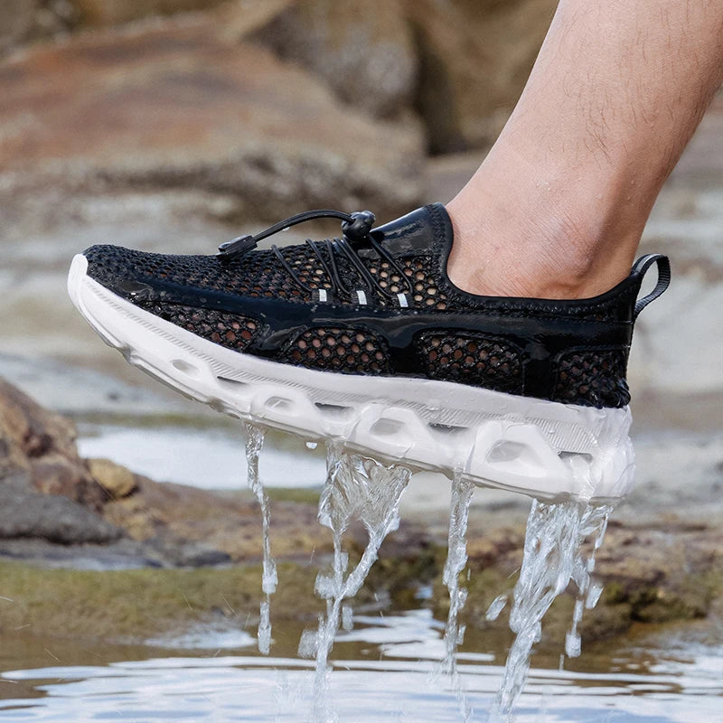 2026 Men and Women Quick-Dry Wading Shoes, Water Breathable AquaIn Upstream Antiskid Outdoor Sports Wearproof Beach Sneakers, Sizes 39-46