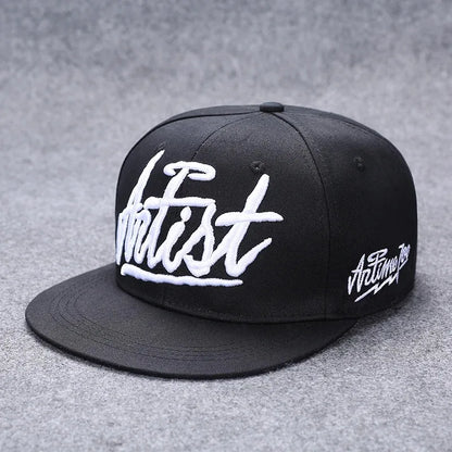 Herren-Baseballkappe mit Buchstabenstickerei, „Tide“, universell kombinierbar, flache Krempe; Damen-Sommer-Hip-Hop-Kappe, Outdoor-Sonnenkappe, verstellbare Schirmkappe