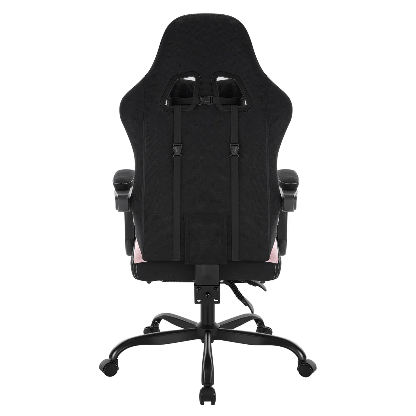 Sedia da ufficio girevole WOLTU con funzione massaggio, poltrona ergonomica con cuscino e poggiapiedi, sedia gaming regolabile in altezza