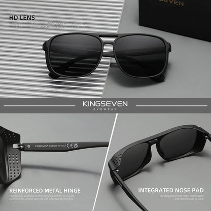 KINGSEVEN Brand Polarized Sunglasses Classic Design UV400 Eyewear For Men Women Outdoor Sport Glasses