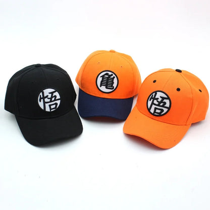Dragon Ball Son Goku Unisex Gui Wu Embroidery Baseball Caps Spring and Autumn Outdoor Adjustable Casual Hats Sunscreen Hat
