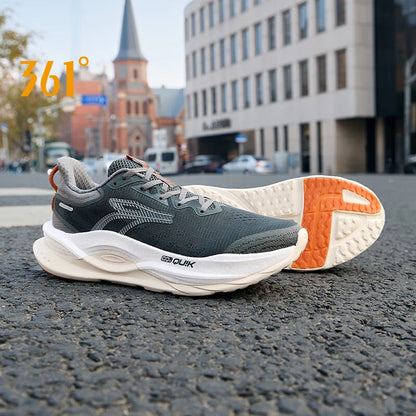 Scarpa da running da uomo 361 Degrees Fierce 5, nuova, traspirante, ammortizzante, confortevole, antiscivolo, resistente all’usura, sneaker da uomo 672522218