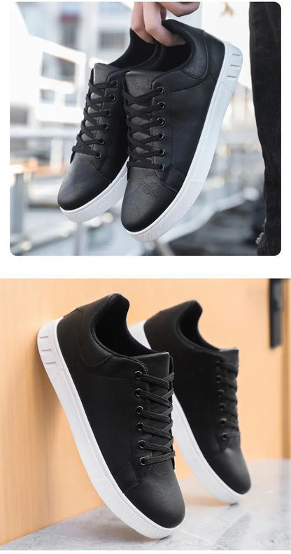 2026 Men's Shoes, New Style Four Seasons Fashionable Versatile Soft Sole White Casual Shoes, Breathable Summer Men’s Sneakers