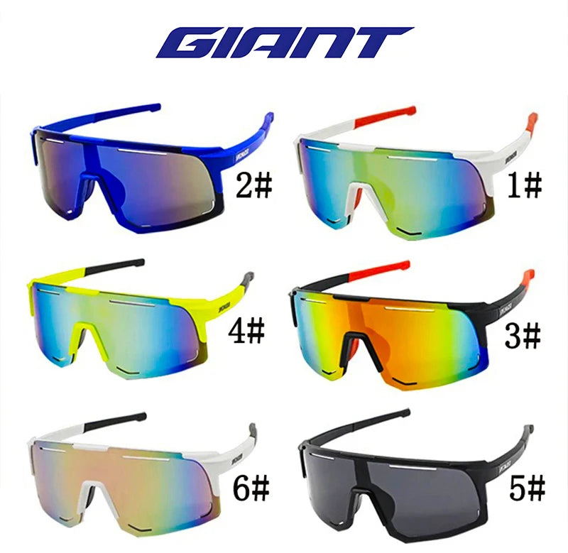giant long-distance Cycling Glasses super light Men WomenAnti-Fog UV400 Protection MTB Bike Glasses with case