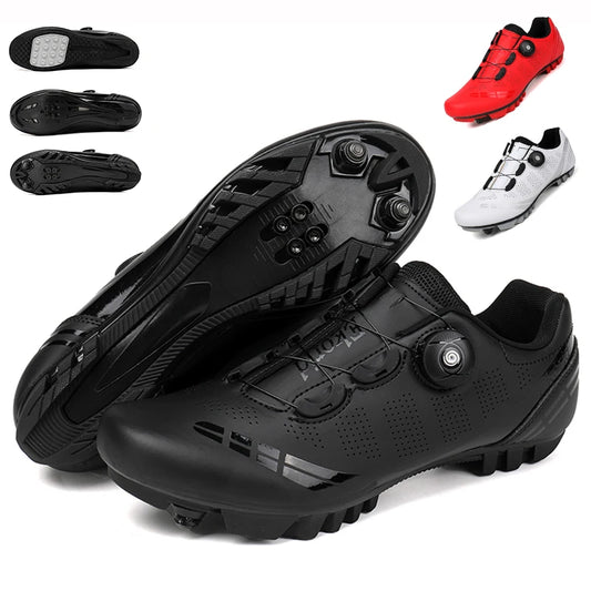 Unisex Cycling Shoes Speed Competitive SPD Road Bike Lock Breathable MTB Mountain Off-Road Cycling Shoes