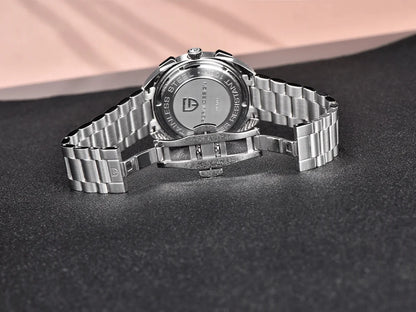 Pagani Design 2026 Fashion Men's Quartz Watch Top Brand Luxury Sapphire VK63 Men's Chronograph All-Steel Diving Relógios Masculino