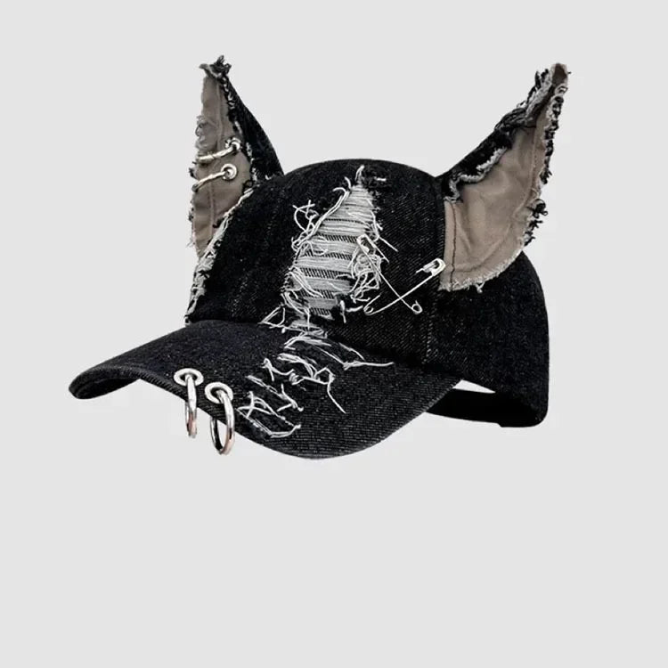 2025  Hip Hop Baseball Cap - Trendy Graffiti Jeans Style Cowboy Hat for Women/Men, Party & Team Unisex Fashion Accessory