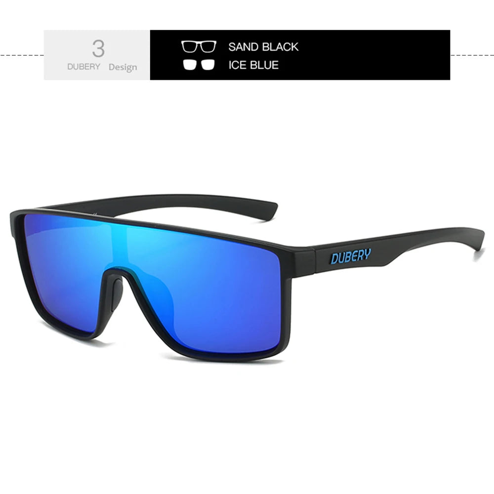 DUBERY Full Rim Polarized Sunglasses For Men And Women 9 Colors Model 379