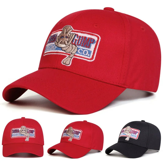 Fashion Design hat 1994 BUBBA GUMP SHRIMP Baseball cap men women Sport hats Summer Cap Embroidered casual Hat Forrest Gump caps