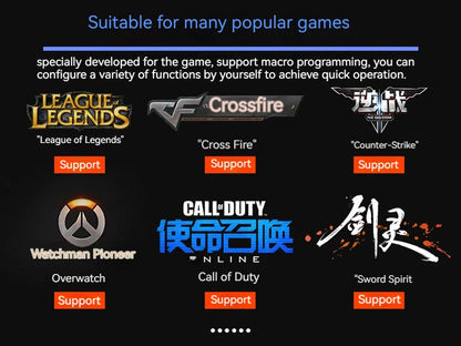 ZELOTES C18 Upright Mouse 11 Key Optical Mouse 10000DPI Support Programming Comfortable Gaming Mouse
