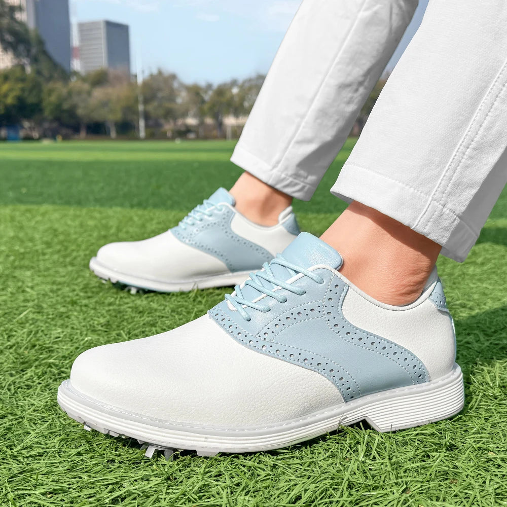 Ladies' Professional Golf Shoes, Fashionable Casual Walking Shoes, Outdoor Fitness Non-Slip Comfortable Golf Sports Shoes