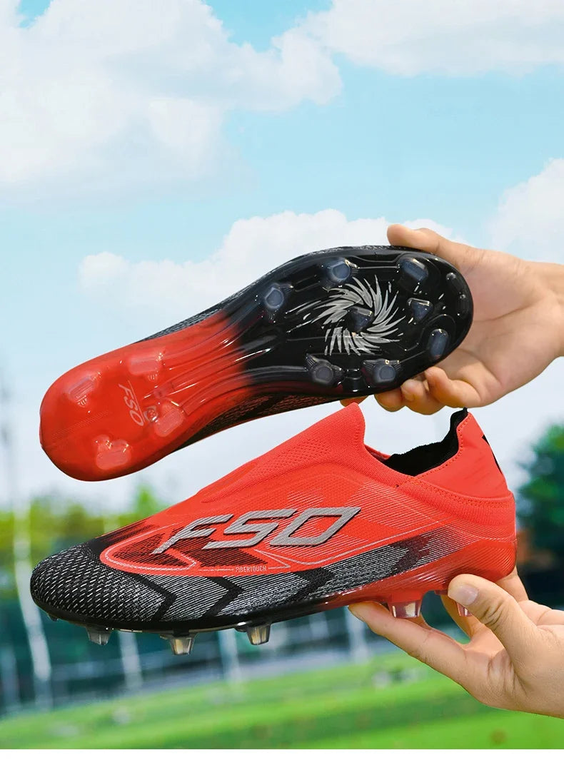 Chaussures de Football originales professionnelles pour hommes, confortables, de haute qualité, bottes de Football rapides pour entraînement, chaussures de Football ultralégères