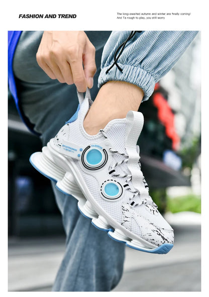 Men's Basketball Shoes Breathable Cushioning Non-Slip Wearable Running Shoes Gym Training Athletic Basketball Sneakers for Men