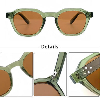 Caterside New Retro Polarized Men Sunglasses Square TR90 Frame Women Sun Glasses Outdoor Driving Fishing High Quality UV400 Gift