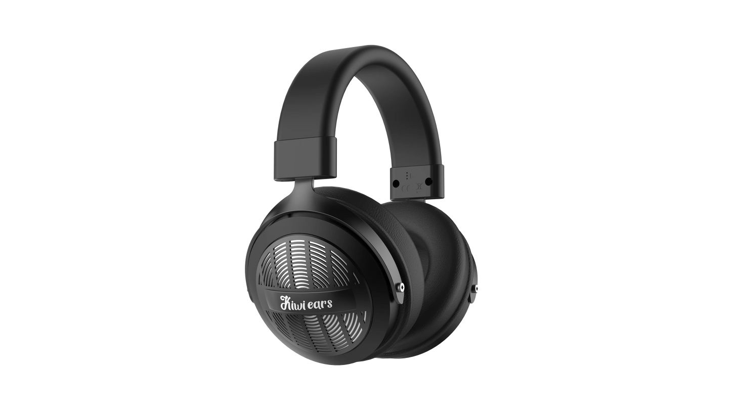 Linsoul Kiwi Ears Ellipse Studio-Grade Open-Back Dynamic Driver Kopfhörer mit abnehmbarem Kabel, Hi-Fi-Bass-Over-Ear-Headset mit Kabel