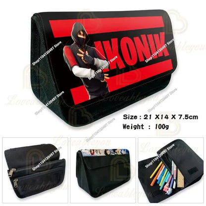 3pcs/set Fortnite Game Backpack Anime Cartoon Large Capacity Student School Bags Pencil Bag Kawaii Lunch Bag Birthday Gifts