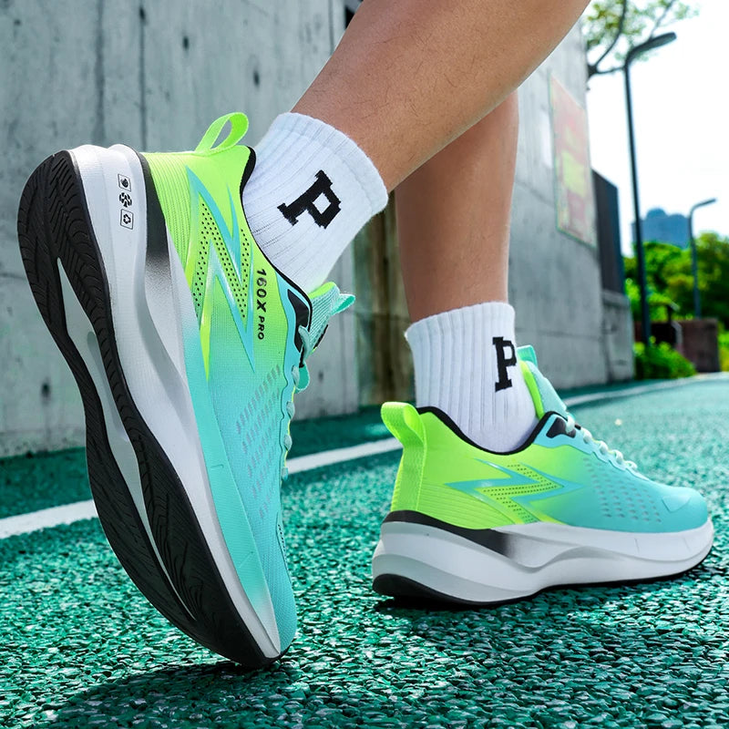 Spezielle Marathon-Laufschuhe für Herren und Damen, atmungsaktiv, leicht, mit Carbonplatte, komfortable, rutschfeste Sportsneaker