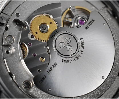 Relógio de mergulho de luxo para homem San Martin 40mm Miyota 9015, mostrador em esmalte sunburst, relógio de pulso mecânico automático, resistente à água 200m, SN0148