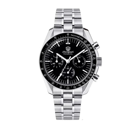 Watchdives New Wd1863 Quarz-Herrenuhr VK63 Chronograph Bubble-Saphirglas Wasserdicht 39Mm Stahl Top-Marke Luxus-Business-Uhr