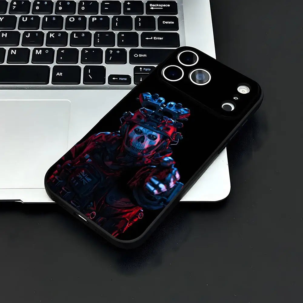 COD Call Of Duty G-Ghosts Phone Case For IPhone 17 Air 16 E Pro Max 15 14 13 Mini 12 Pro 11 Max Plus Black Soft Shell