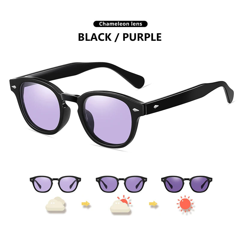 LM NEW Fashion Photochromic Sunglasses Women Men Polarized Blue Eyewear Drivign Outdoor UV Protection Eyewear gafas de sol mujer