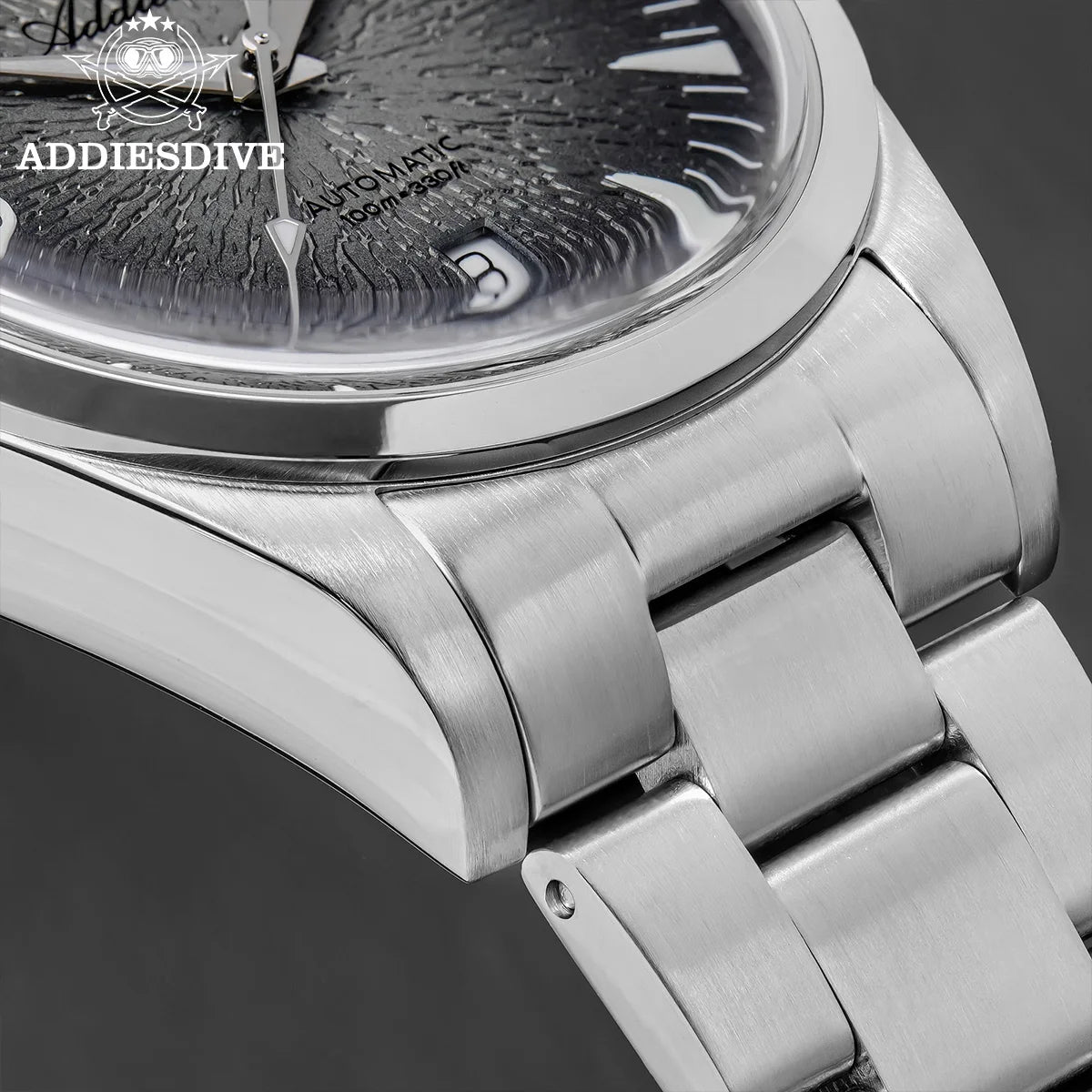 Reloj de buceo para hombre ADDIESDIVE AD2508, luminoso, resistente al agua 100M, acero inoxidable 316L, movimiento 8215, reloj mecánico automático