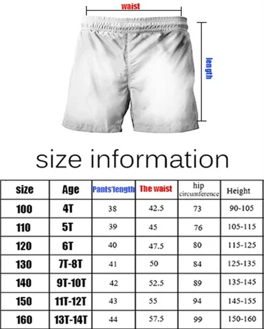 Premium Cotton Summer Shorts for Children with Super Mario Cartoon Elements, Fashion Casual Silhouette, Perfect for Daily