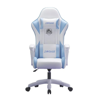 Chaise de jeu ergonomique, chaise de bureau inclinable, chaise de bureau pour ordinateur à domicile, siège de jeu pivotant et rembourré pour bars et e-sport, chaise d'étude