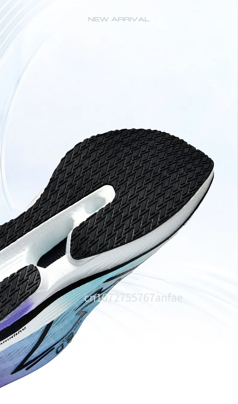 Scarpe da running da uomo con piastra in carbonio, leggere, ultra ammortizzate, traspiranti, da maratona, con assorbimento degli urti e supporto, sneaker sportiva comoda da donna