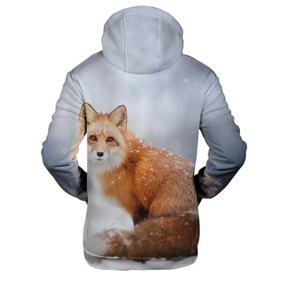 Beliebte Hip-Hop-Novelty-Hoodies und Sweatshirts mit komfortablem Fox-3D-Print für Herren/Damen und Erwachsene/Kinder, lässige Pullover