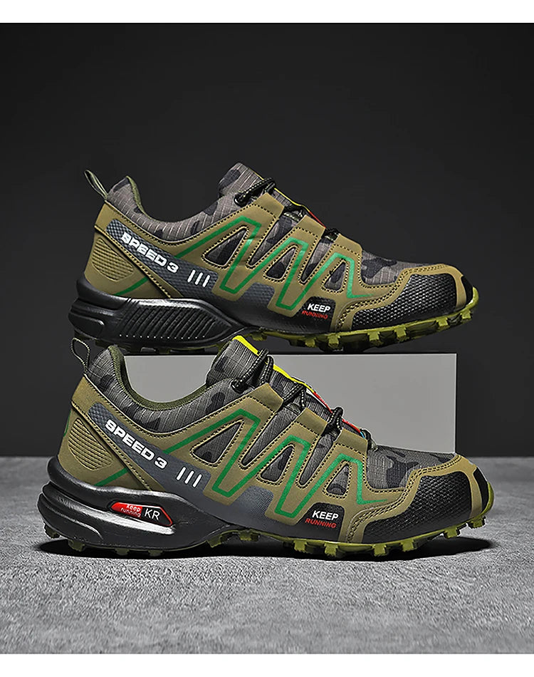 Sapatilhas de Caminhada de Alta Qualidade para Homem, Ténis Outdoor, Sapatos de Escalada, Sapatilhas de Trekking para Mulher, Sapatilhas Táticas Antiderrapantes
