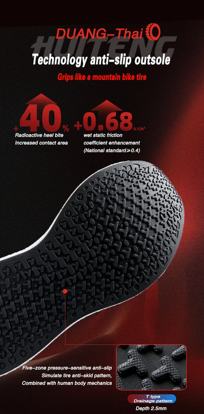 Zapatillas deportivas impermeables DUANG para hombre y mujer, zapatillas de running para maratón, calzado casual para atletismo al aire libre, antideslizantes