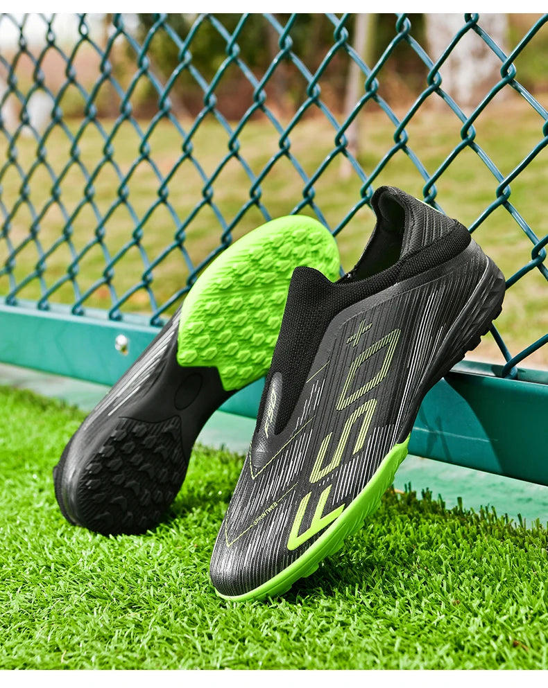New Men's Football Boots Turf Comfortable Ultralight Soccer Shoes Non-Slip Sport FG Grass Cleats Futsal Indoor Adult Non-Slip