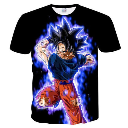 Camisetas para hombre Dragon Ball Z, camiseta para niños, ropa infantil de verano, manga corta, camiseta con dibujo animado para niños, tops, camiseta para bebé niño