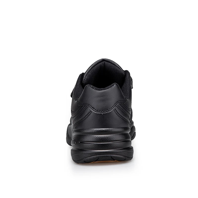 Férfi állítható tépőzáras bőr cipő, alkalmi sportcipő, fehér cipő, Masculino Zapatillas Deportivas Tenis