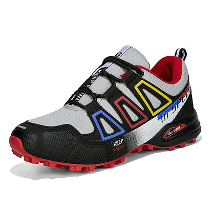 Unisex Outdoor Hiking Shoes Lace-Up Non-Slip Lightweight Men Tactical Training Sports Shoes Women Lockless Casual Cycling Shoes