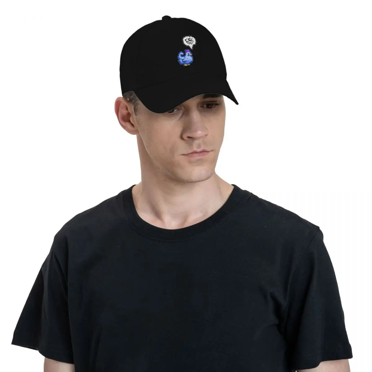 2026 Grumpy Blue Chicken Stardew Valley Baseball Cap Funny hats fishing caps man Luxury man cap Hats For Women Men's