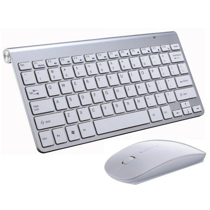 Spanische, hebräische, koreanische und thailändische kabellose Tastatur-Maus-Kombination 2.4G, mini, tragbare kabellose Tastatur und Maus für Windows, Mac und Android