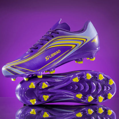 Nouvelles chaussures de football pour hommes, crampons de terrain antidérapants, chaussures de football pour l'entraînement, baskets de haute qualité, futsal, intérieur, vente chaude, extérieur
