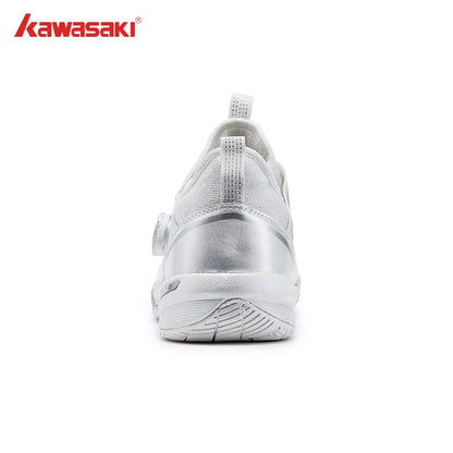Kawasaki CROSS SPACE MID 2.0 Badminton Shoes Upgraded Shock-Absorbing Auto Knob Professional Sport Shoes Men 2024 New