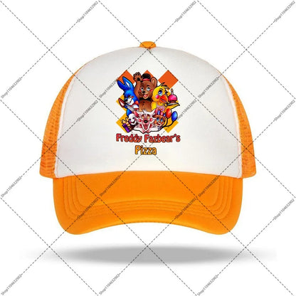 FNAF Baseball Cap Five Nights At Freddys Unisex Sun Hats Cartoon Anime Printed Hat Boys Girls Fashion Caps Birthday Party Gifts
