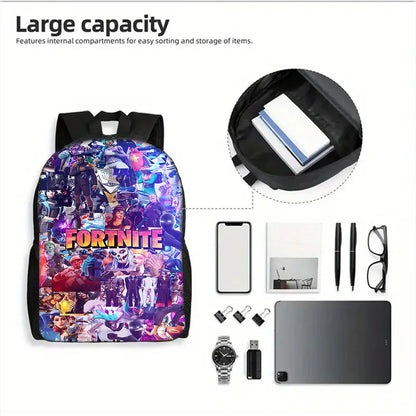 Child School Backpack With Shoulder Bag Pencil Bags School Bags for Hot Game Design-F-FortniteS Boys Girls Best Gift