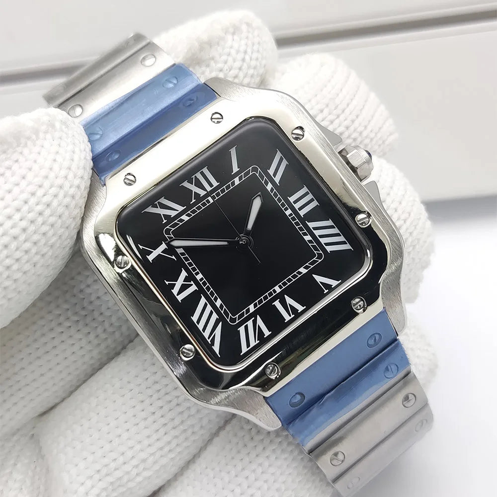 Men's Watches Square Case New NH35 Automatic Sports Watch Waterproof Fashion Design Japan Miyota NH35 Watch men's watch