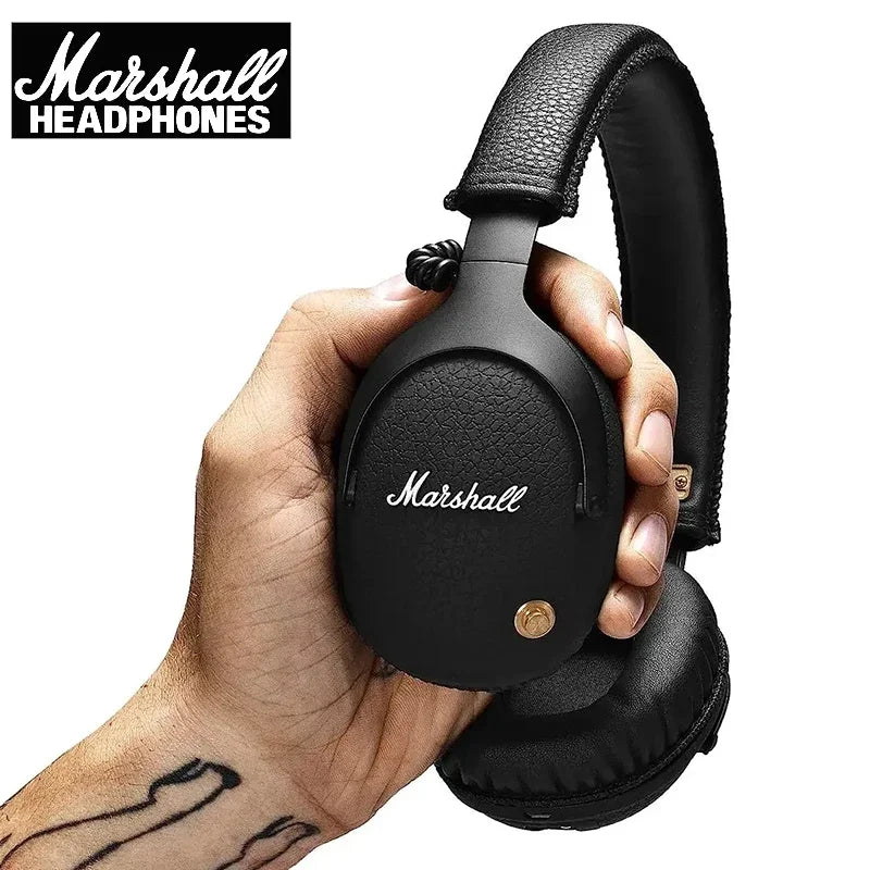Marshall MONITOR II A.N.C. kabellose Kopfhörer mit Geräuschunterdrückung – Premium-Bluetooth-Over-Ear-Headset mit tiefem Bass, Mikrofon & Gaming-Audio