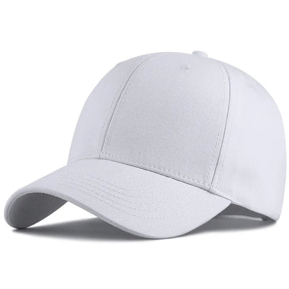 Big Head Plus Size Baseball Cap 100% Cotton Fits Men Women Adjustable Dad Hat Oversize 58-60cm 61-65cm