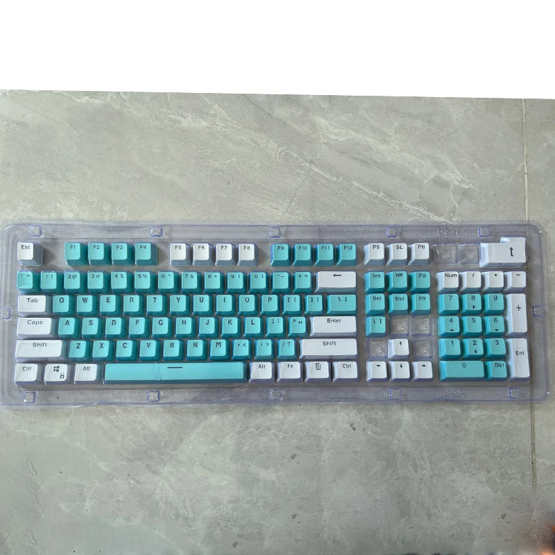 106 Keys Grey Red Keycaps PBT Specials Keycap Backlit Two-Color Key Caps For MX Switch 61/87/104 Mechanical Keyboard