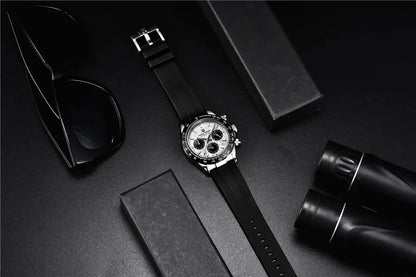 Novo Original PAGANI DESIGN PD-1664 Relógio de Pulso de Luxo para Homem, Movimento de Quartzo Japonês VK63, Safira, Cronógrafo Resistente à Água, Dourado