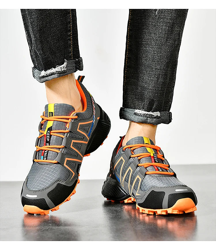 Sapatilhas de Caminhada de Alta Qualidade para Homem, Ténis Outdoor, Sapatos de Escalada, Sapatilhas de Trekking para Mulher, Sapatilhas Táticas Antiderrapantes