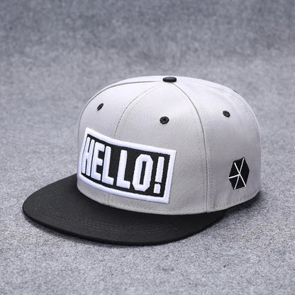 Herren-Baseballkappe mit Buchstabenstickerei, „Tide“, universell kombinierbar, flache Krempe; Damen-Sommer-Hip-Hop-Kappe, Outdoor-Sonnenkappe, verstellbare Schirmkappe